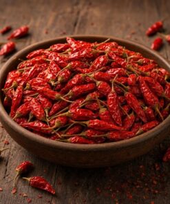 Piment oiseau ou Pili-pili rouge sec entier - Les Épices Curieuses