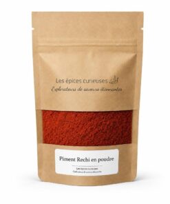 Piment Rechi en poudre - Packaging - Les Épices Curieuses