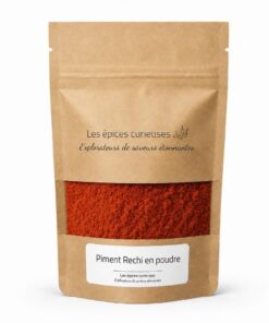 Piment Rechi en poudre - Packaging - Les Épices Curieuses