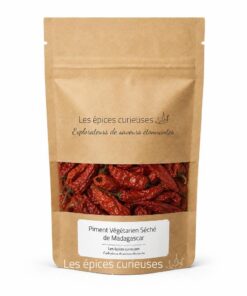 Piment Végétarien Séché de Madagascar - Packaging - Les Épices Curieuses
