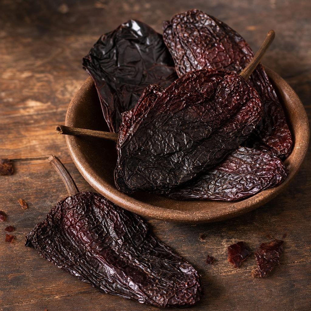 Pisalla de Oaxaca – Piment entier et séché – Les Épices Curieuses Pisalla de Oaxaca - Piment entier et séché - Les Épices Curieuses