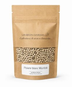 Poivre blanc Muntok - Packaging - Les Épices Curieuses