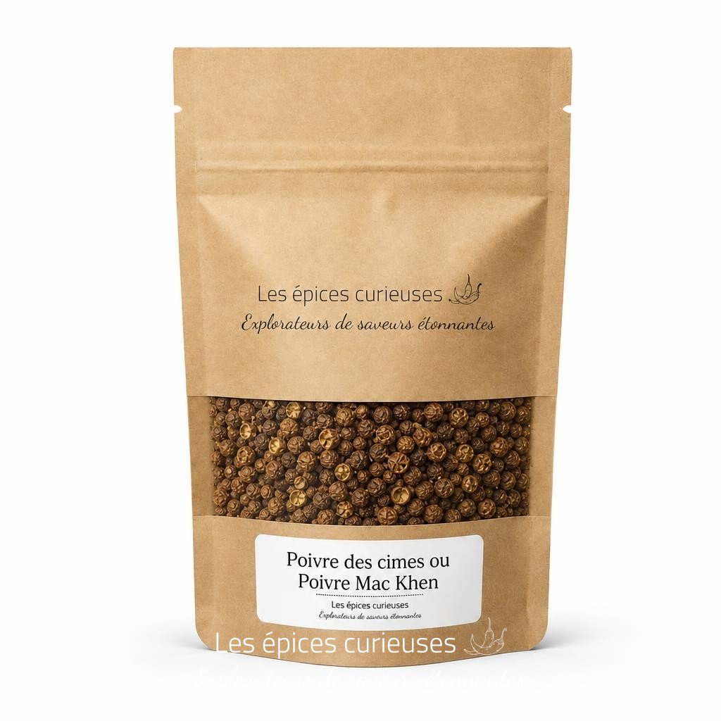 Poivre des cimes ou Poivre Mac Khen – Packaging – Les Épices Curieuses Poivre des cimes ou Poivre Mac Khen - Packaging - Les Épices Curieuses