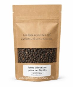 Poivre Likouala ou poivre des Gorilles - Packaging - Les Épices Curieuses