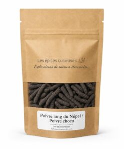 Poivre long du Népal / Poivre choco - Packaging - Les Épices Curieuses
