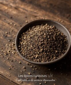 Poivre noir concassé - Les Épices Curieuses