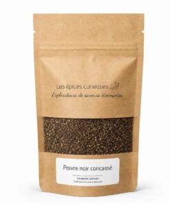 Poivre noir concassé - Packaging - Les Épices Curieuses