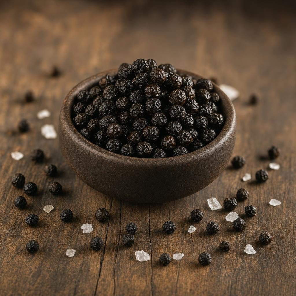 Poivre noir de Kampot frais et fermenté – Les Épices Curieuses Poivre noir de Kampot frais et fermenté - Les Épices Curieuses