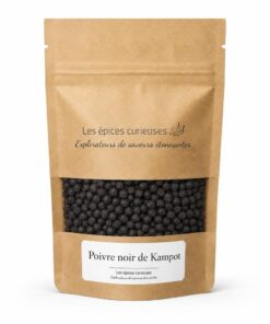 Poivre noir de Kampot - Packaging - Les Épices Curieuses