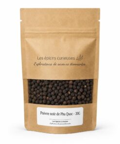 Poivre noir de Phu Quoc - 20G - Packaging - Les Épices Curieuses