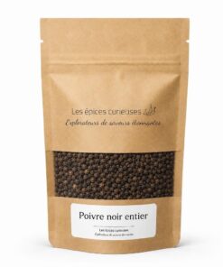Poivre noir entier - Packaging - Les Épices Curieuses