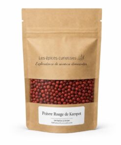 Poivre Rouge de Kampot - Packaging - Les Épices Curieuses