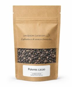 Poivres cacao - Packaging - Les Épices Curieuses