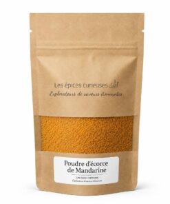 Poudre d'écorce de Mandarine - Packaging - Les Épices Curieuses