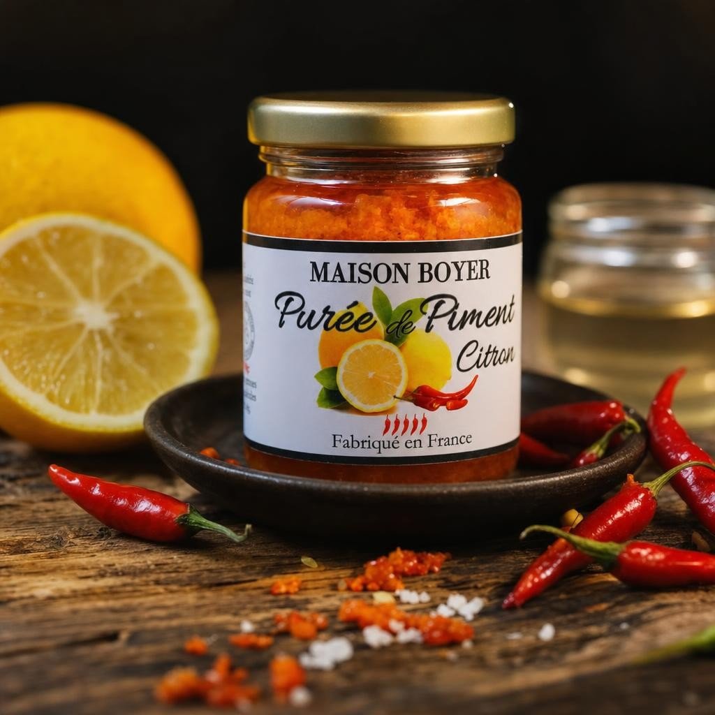 Purée de Piment Citron Forte – Les Épices Curieuses Purée de Piment Citron Forte - Les Épices Curieuses