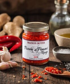 Purée de Piment Rouge Artisanale – Force 4/5- 85G - Les Épices Curieuses