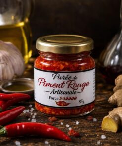 Purée de Piment Rouge Artisanale – Force 5/5 - 85G - Les Épices Curieuses