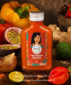 Réunion Island - Force 9/12 - 100 ml - très piquante et épicée - Les Épices Curieuses