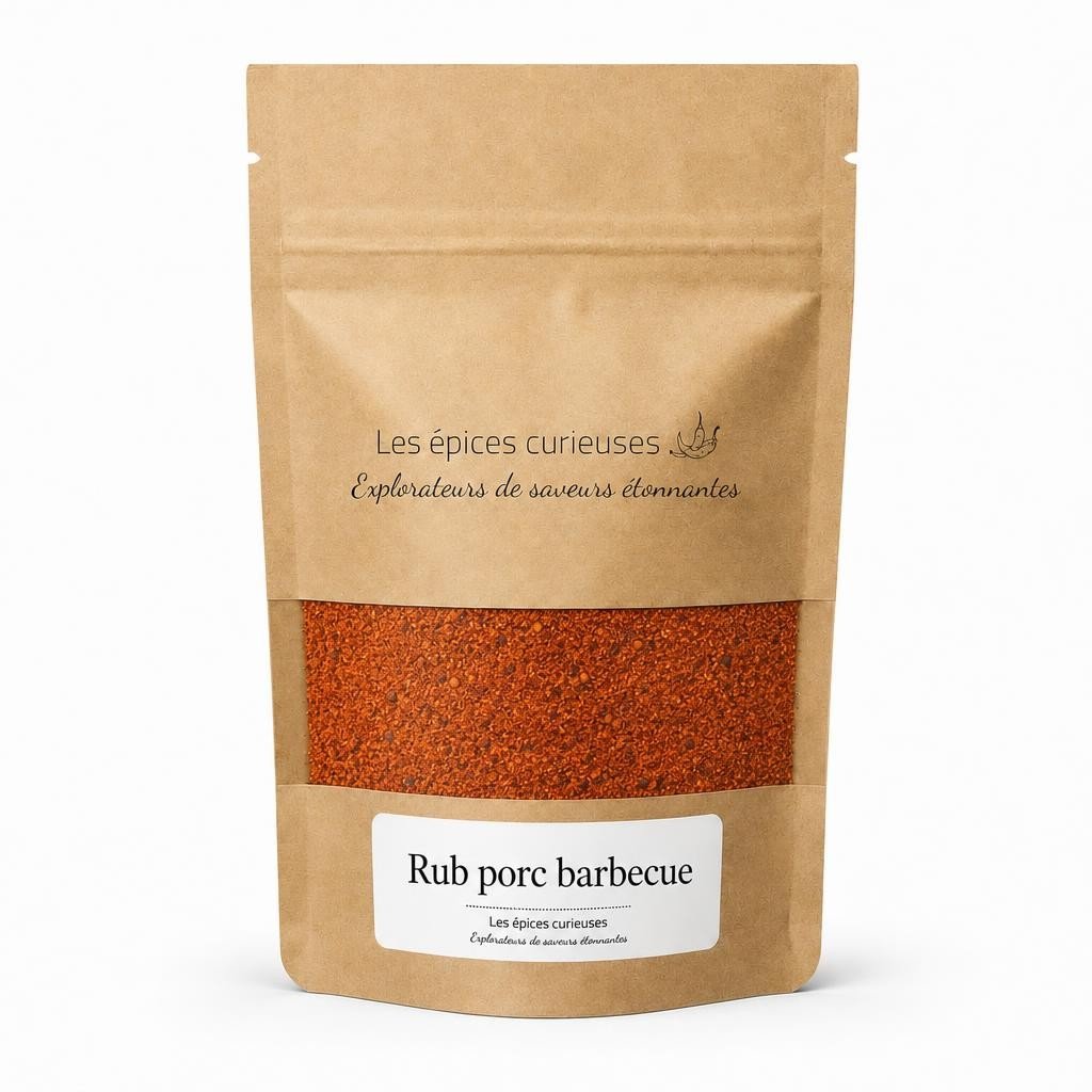 Rub porc barbecue – Packaging – Les Épices Curieuses Rub porc barbecue - Packaging - Les Épices Curieuses