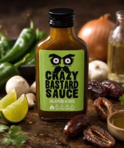 Sauce Piquante Crazy Bastard - Jalapeño & Dattes 100ml - Les Épices Curieuses
