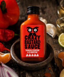 Sauce Piquante Crazy Bastard - Trinidad Scorpion & Clémentine 100ml - Les Épices Curieuses