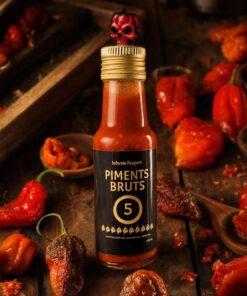 Sauce Piquante Piments Bruts extrêmement forte - Les Épices Curieuses