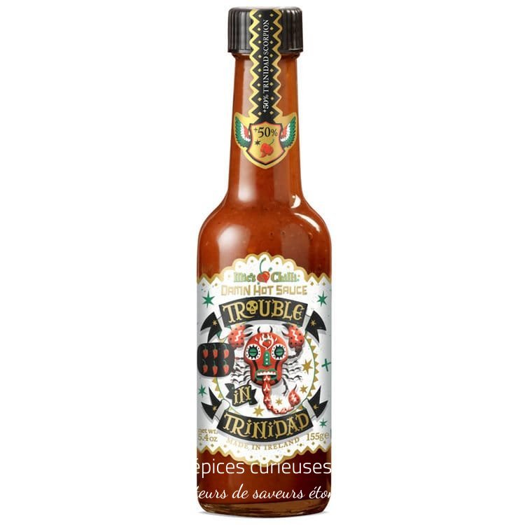 Sauce piquante – Trouble Trinidad – 155G – Les Épices Curieuses Sauce piquante - Trouble Trinidad - 155G - Les Épices Curieuses