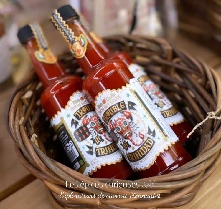 Sauce piquante – Trouble Trinidad – 155G – Les Épices Curieuses Sauce piquante - Trouble Trinidad - 155G - Les Épices Curieuses