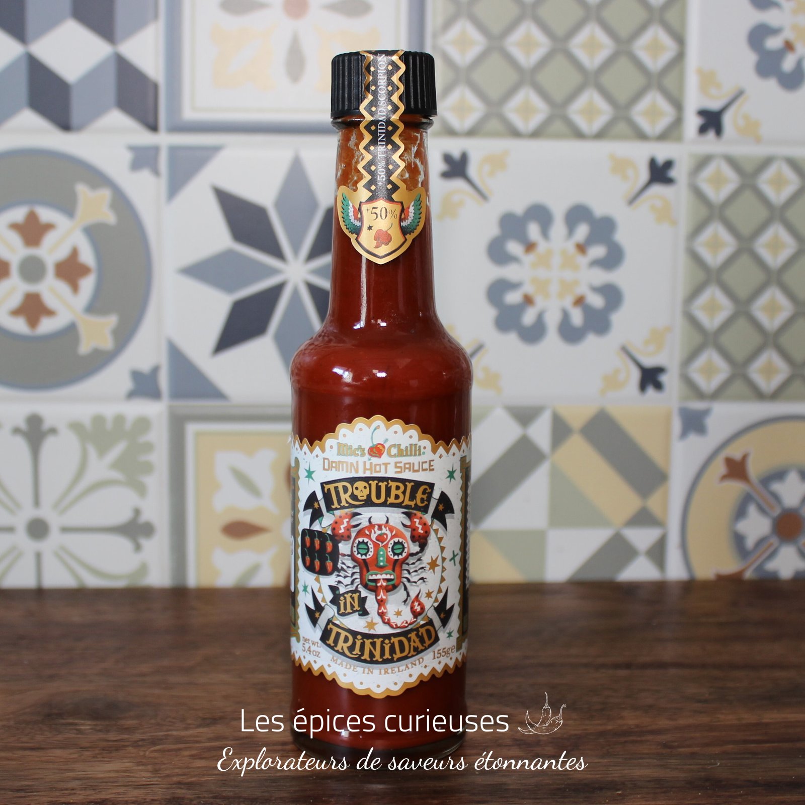 Sauce piquante – Trouble Trinidad – 155G – Les Épices Curieuses Sauce piquante - Trouble Trinidad - 155G - Les Épices Curieuses