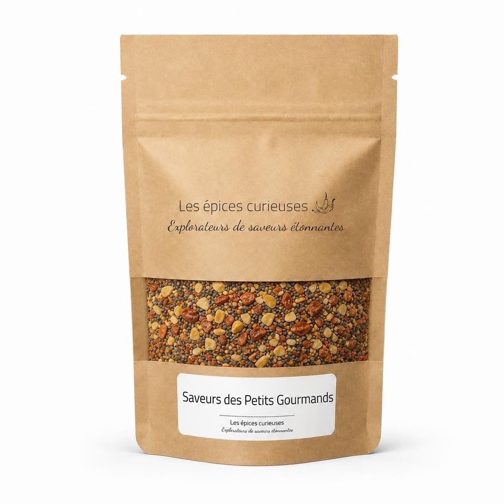 Saveurs des Petits Gourmands – Packaging – Les Épices Curieuses Saveurs des Petits Gourmands - Packaging - Les Épices Curieuses