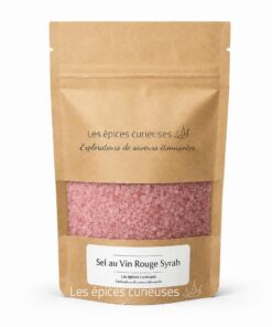Sel au Vin Rouge Syrah - Packaging - Les Épices Curieuses