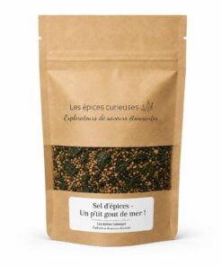 Sel d'épices - Un p'tit gout de mer ! - Packaging - Les Épices Curieuses
