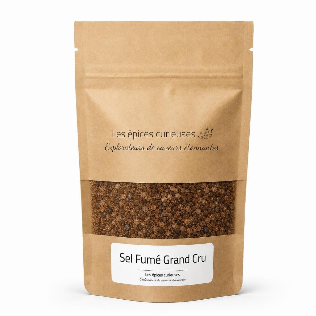 Sel Fumé Grand Cru – Packaging – Les Épices Curieuses Sel Fumé Grand Cru - Packaging - Les Épices Curieuses