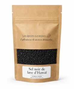 Sel noir de lave d'Hawaï - Packaging - Les Épices Curieuses