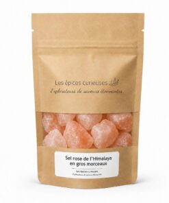 Sel rose de l'Himalaya en gros morceaux - Packaging - Les Épices Curieuses