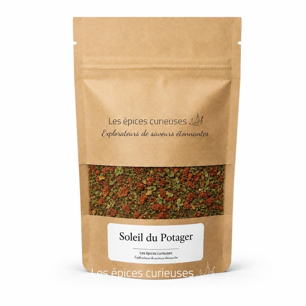 Soleil du Potager – Packaging – Les Épices Curieuses Soleil du Potager - Packaging - Les Épices Curieuses