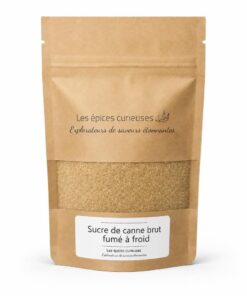 Sucre de canne brut fumé à froid - Packaging - Les Épices Curieuses