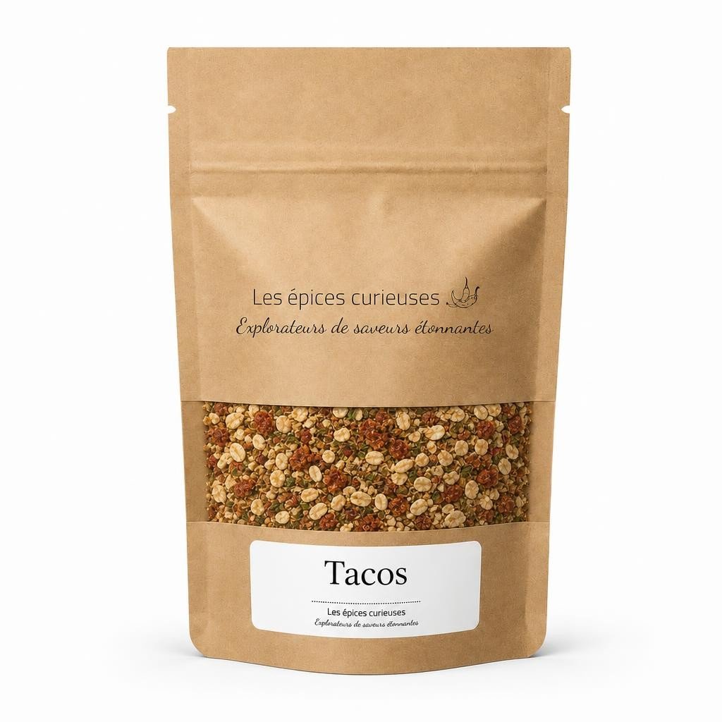 Tacos – Packaging – Les Épices Curieuses Tacos - Packaging - Les Épices Curieuses
