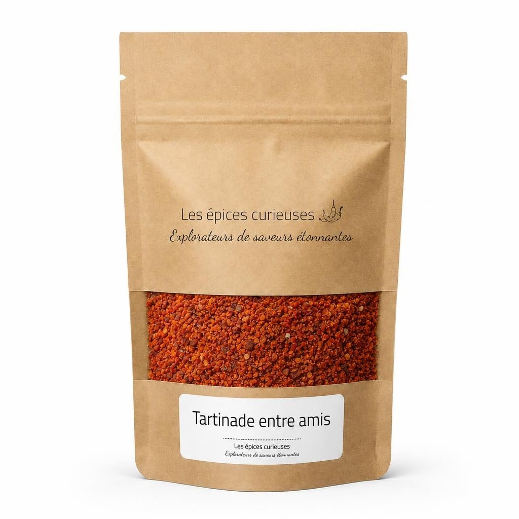 Tartinade entre amis – Packaging – Les Épices Curieuses Tartinade entre amis - Packaging - Les Épices Curieuses