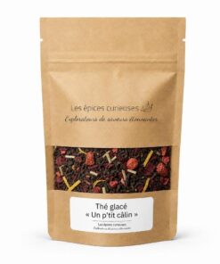 Thé glacé "Un p'tit câlin " - Packaging - Les Épices Curieuses