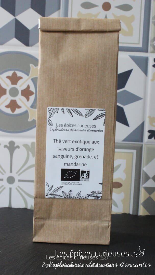 Thé vert exotique aux saveurs d’orange sanguine – Les Épices Curieuses Thé vert exotique aux saveurs d'orange sanguine - Les Épices Curieuses