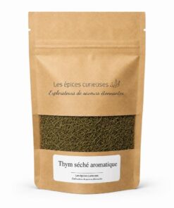 Thym séché aromatique - Packaging - Les Épices Curieuses