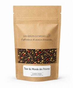 Tour du Monde des Poivres - Packaging - Les Épices Curieuses