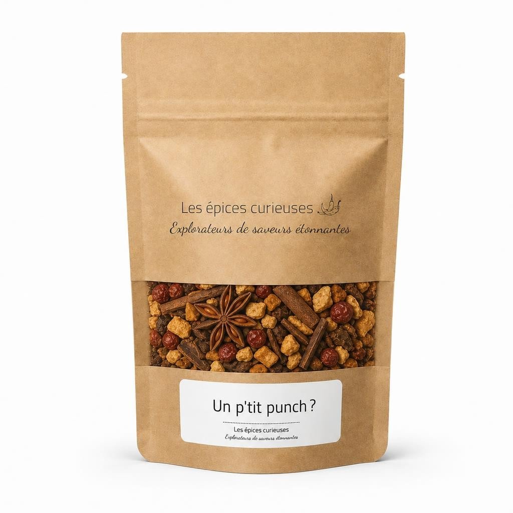 Un p’tit punch ? – Packaging – Les Épices Curieuses Un p'tit punch ? - Packaging - Les Épices Curieuses
