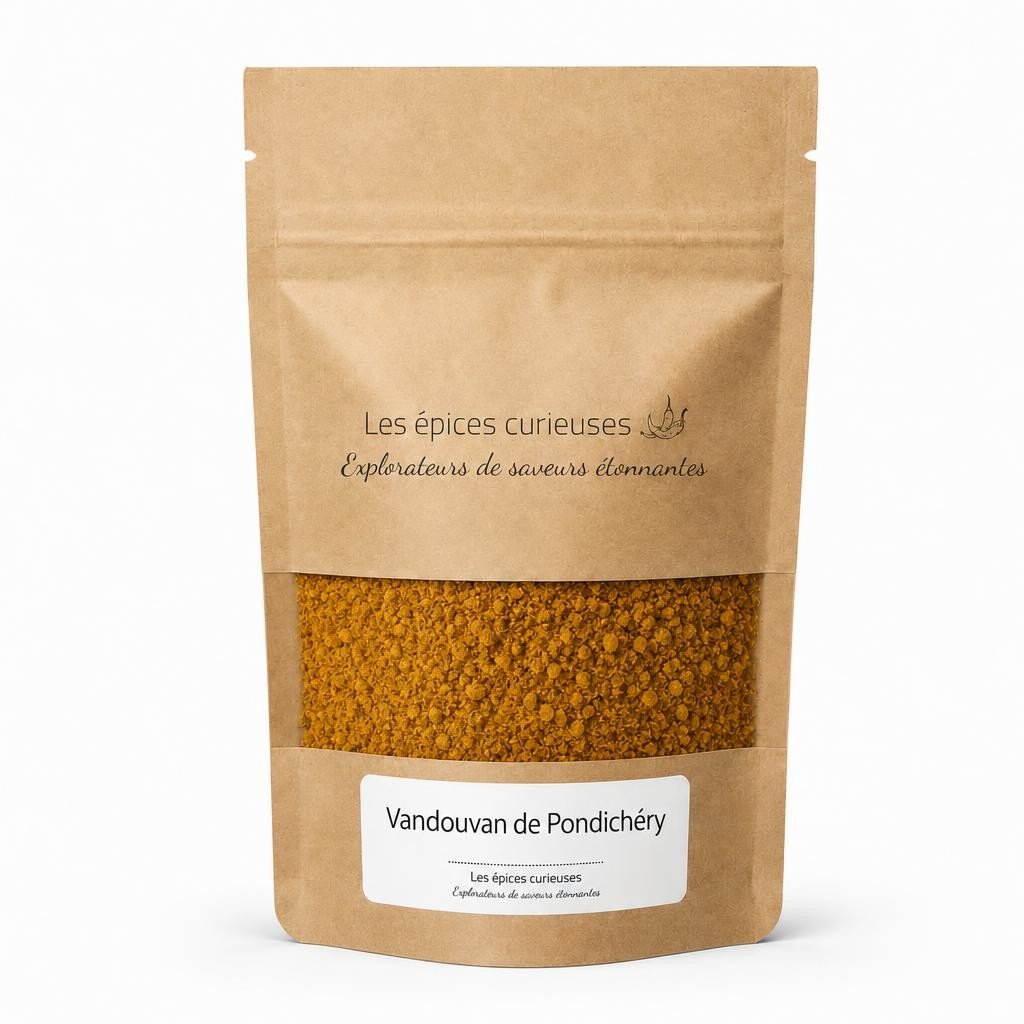Vandouvan de Pondichéry – Packaging – Les Épices Curieuses Vandouvan de Pondichéry - Packaging - Les Épices Curieuses