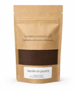Vanille en poudre - Packaging - Les Épices Curieuses