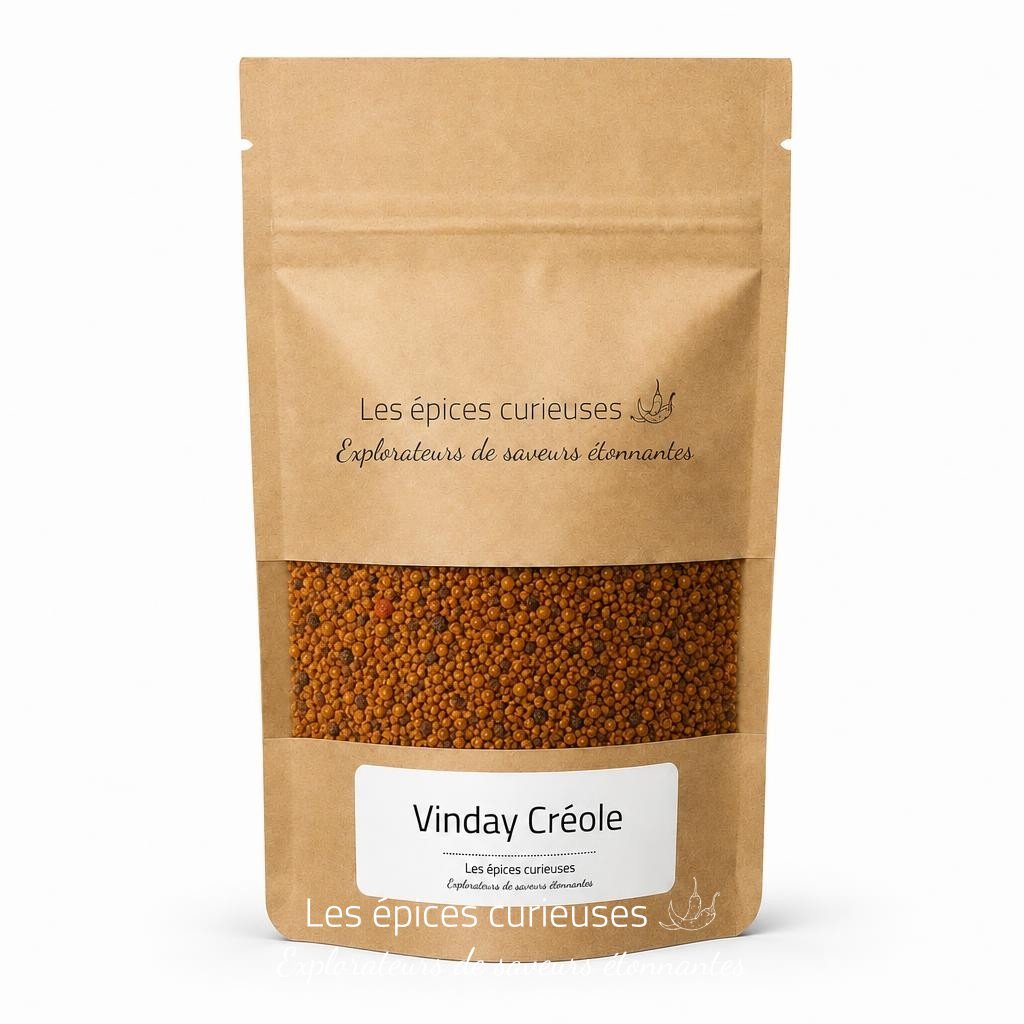 Vinday Créole – Packaging – Les Épices Curieuses Vinday Créole - Packaging - Les Épices Curieuses