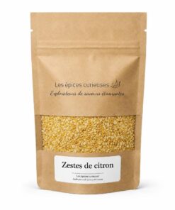 Zestes de citron - Packaging - Les Épices Curieuses