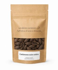 Cardamome noire entière - Packaging - Les Épices Curieuses
