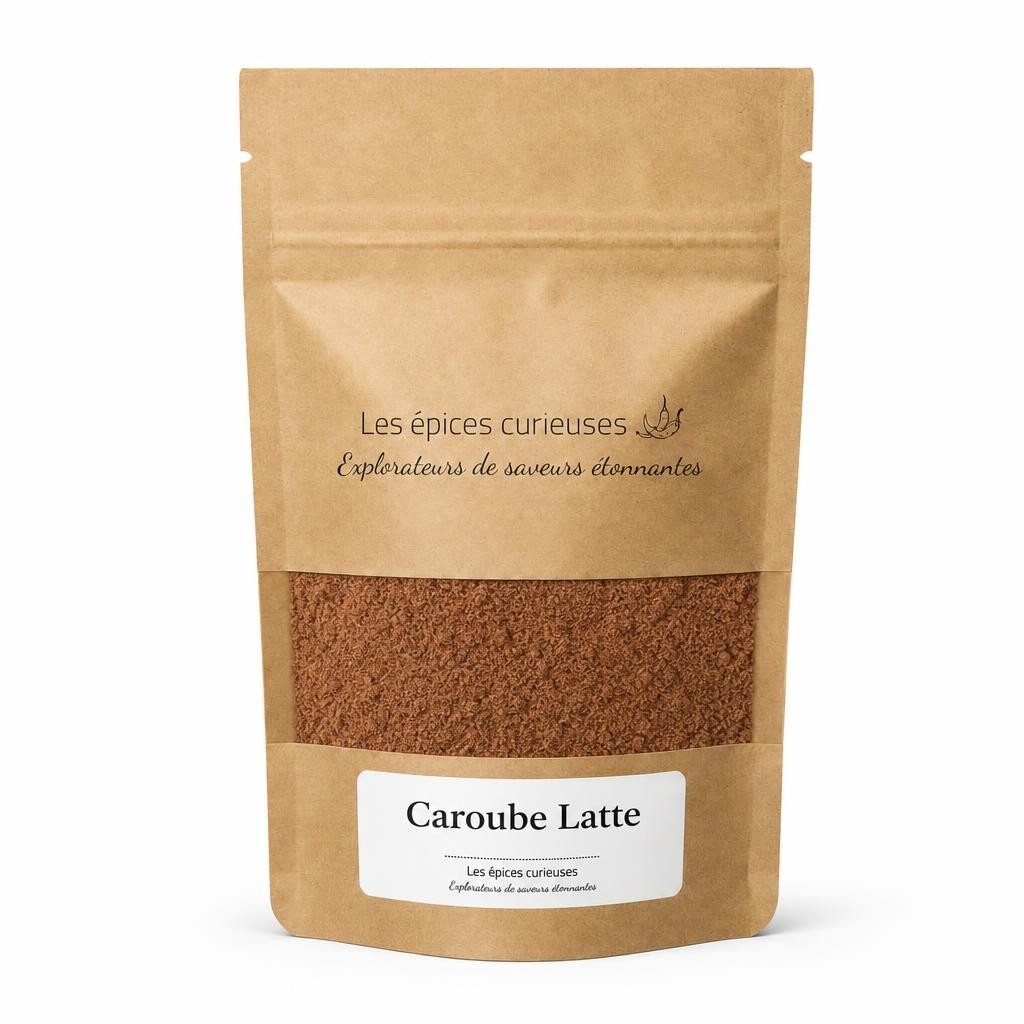 Caroube Latte – Packaging – Les Épices Curieuses Caroube Latte - Packaging - Les Épices Curieuses